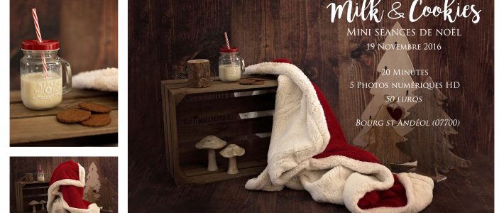 Mini Séance de Noël 2016 – Milk & Cookies